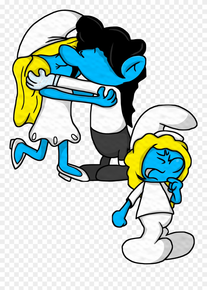 Glovey Smurfette And Angelo By Radspyro Clipart
