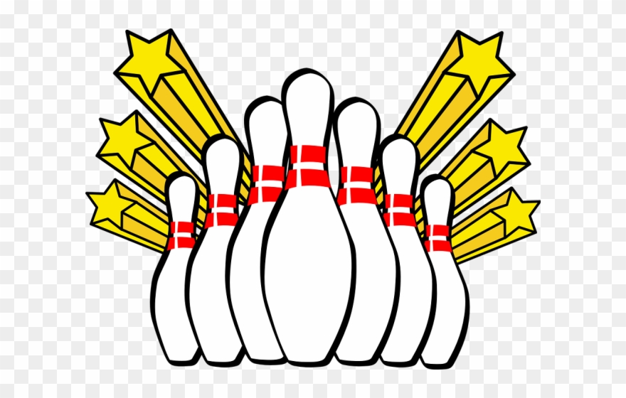 Bowl Clipart Ten Pin - Ten Pin Bowling Clip Art - Png Download
