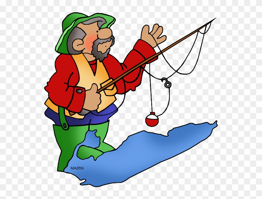 Famous Lacations In Ohio - Fisherman Clip Art - Png Download
