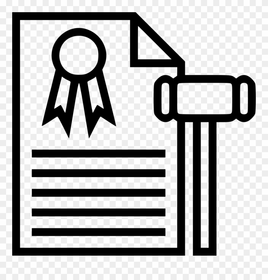 Document Clipart Svg - Legal Document Png Graphic Transparent Png