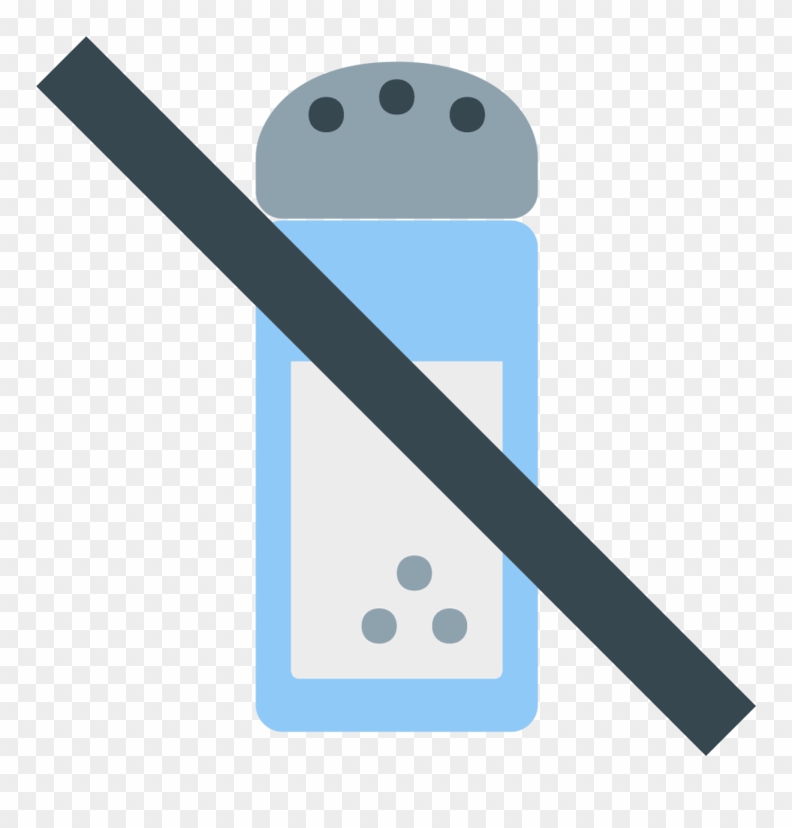 Low Salt Icon - Bajo En Sal Clipart