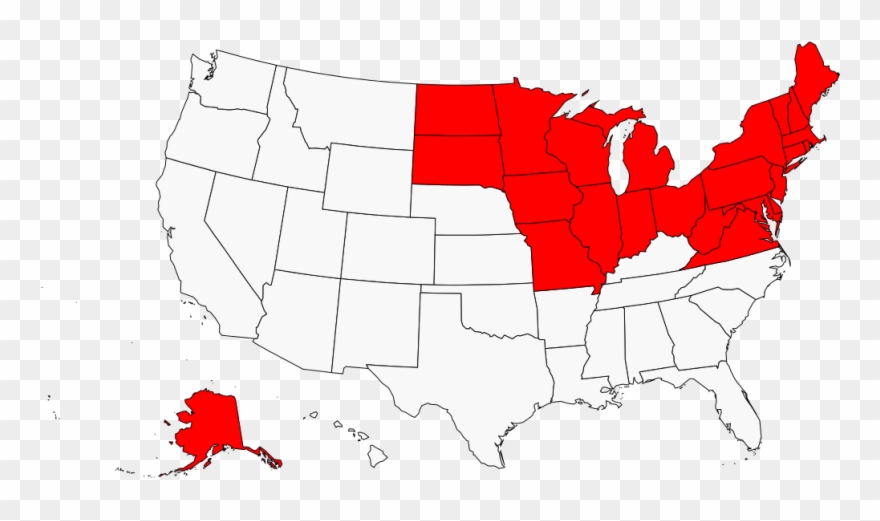 320 × 188 Pixels - Map Where Trump Is President Clipart