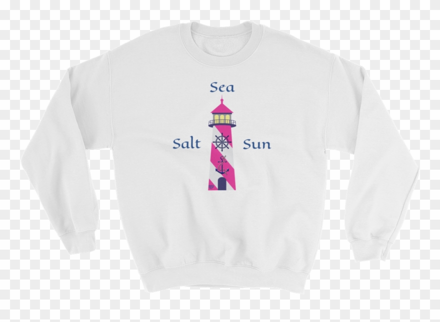 Sea Salt Sun Lighthouse Sweatshirt - Am A Goddamn Delight Effin Birds Clipart