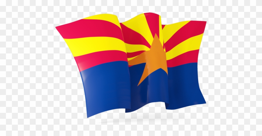 Waving Arizona Flag Clipart