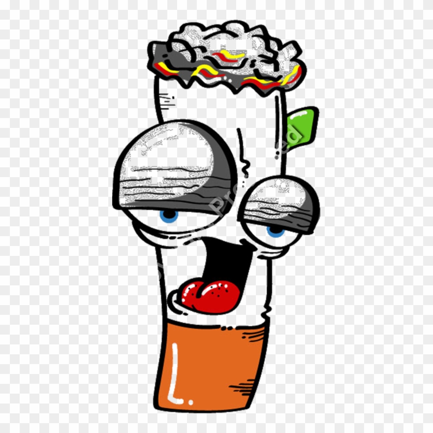 Goofy Cigarette Clipart