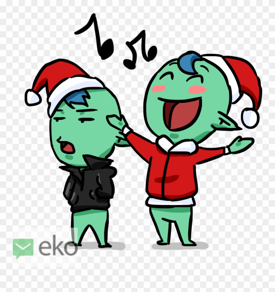 Christmas Caroling Clipart