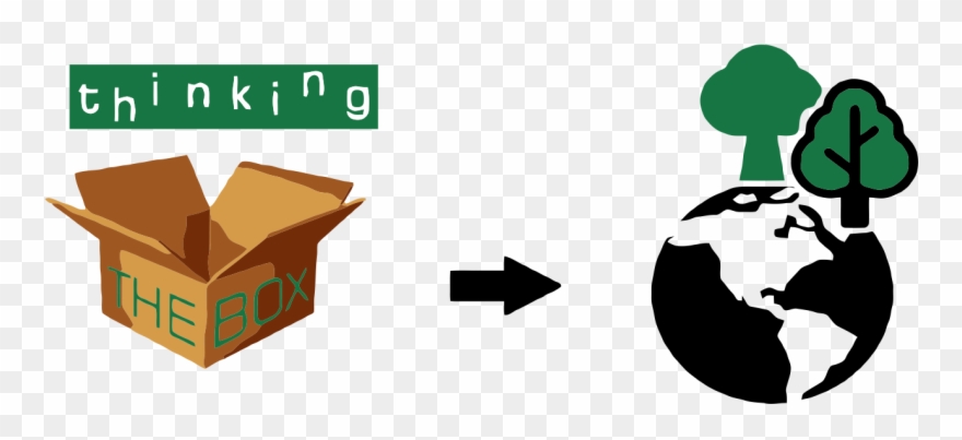 Think Outside The Box - Outside Of The Box In Clipart - Png Download