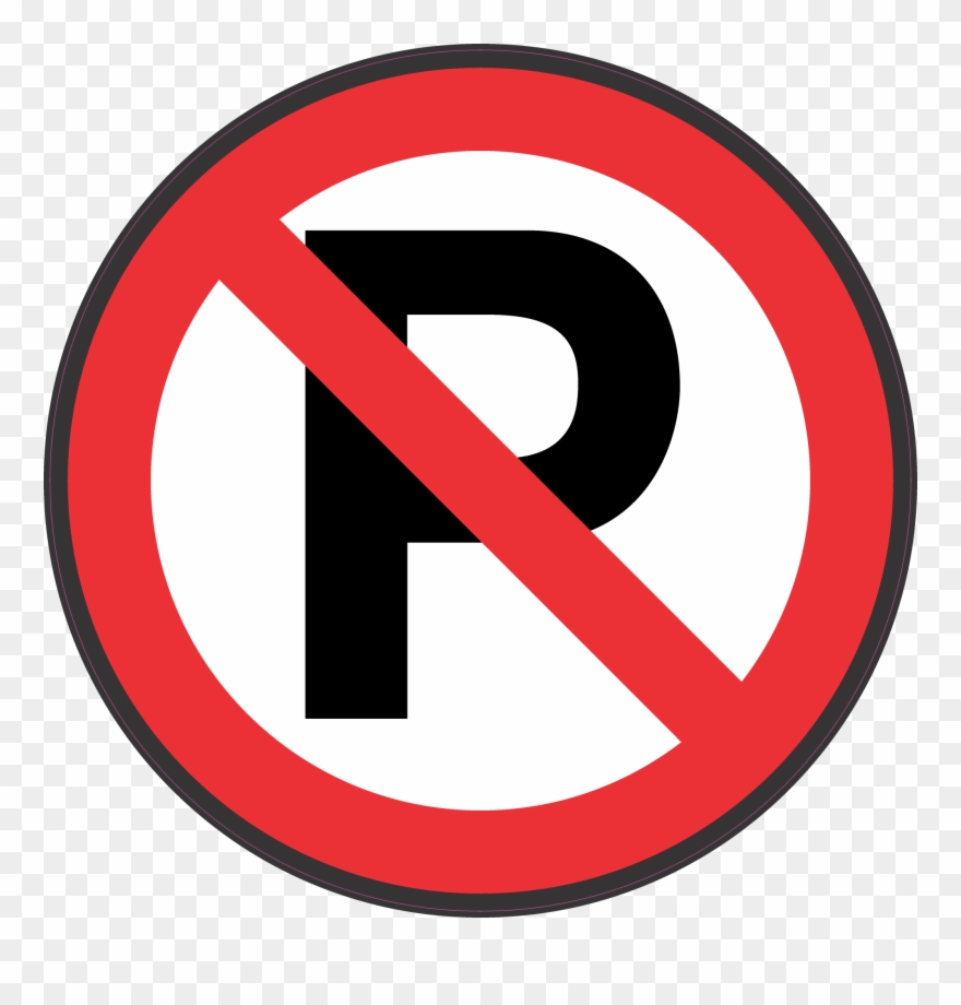 No Parking Floor Mark - Do Not Turn Right Sign Clipart