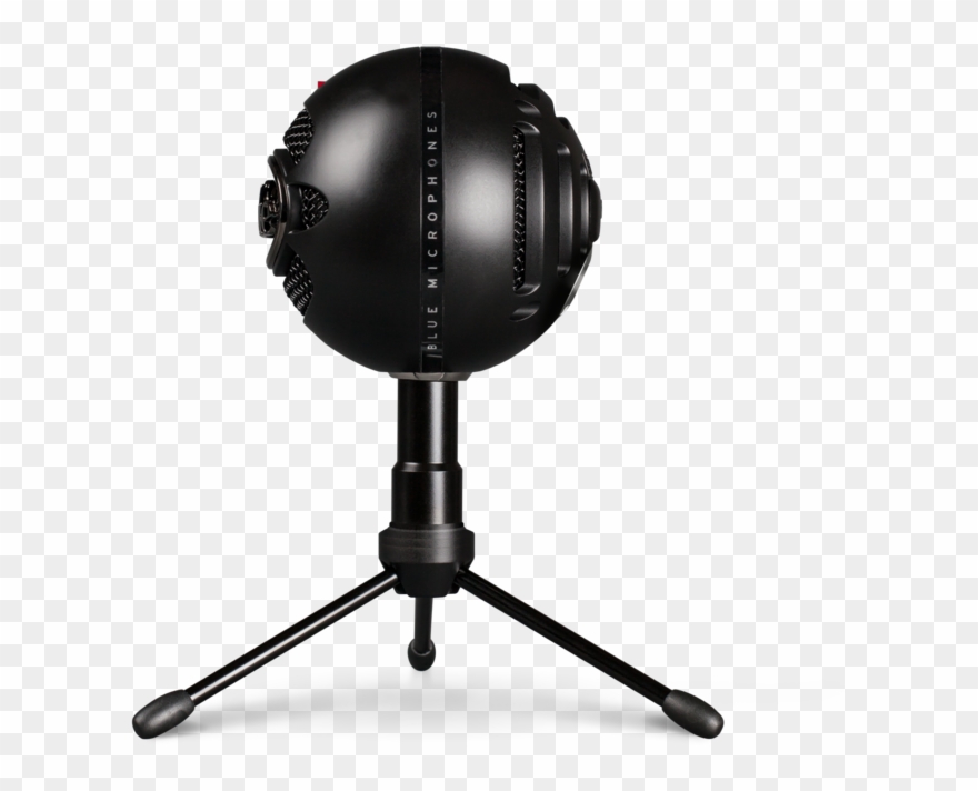 Yeti Blackout Microphone Target - Microphone Blue Snowball Clipart
