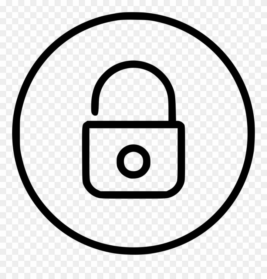 Lock Secure Safety Protected Password Svg Png - Safety Lock Png Clipart