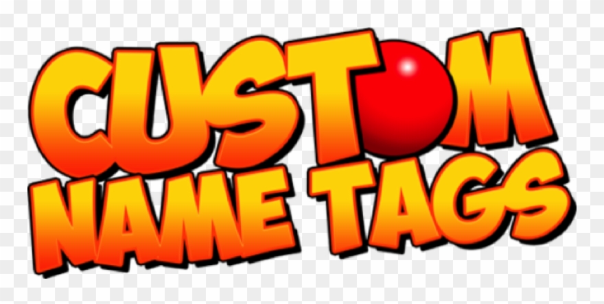 All Our Custom Name Tags Clipart