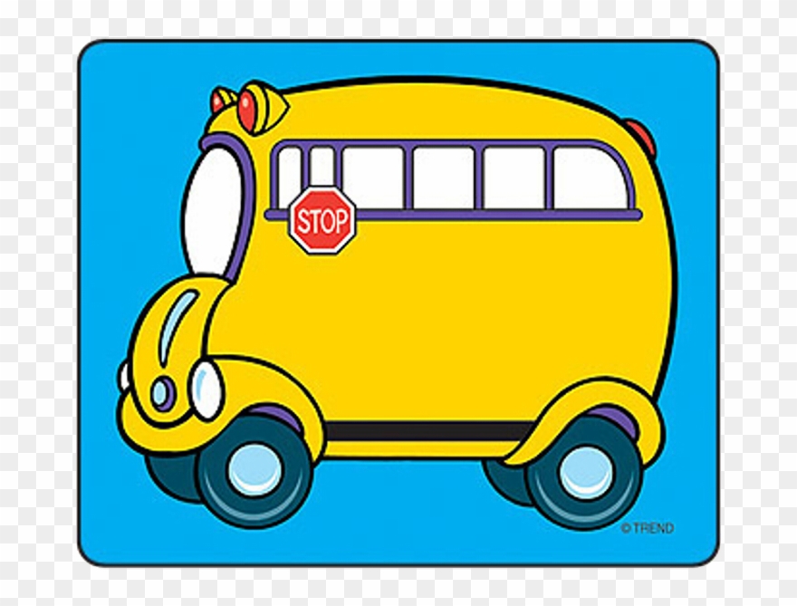 Trendâ® School Bus Name Tags - School Bus Name Tags Clipart