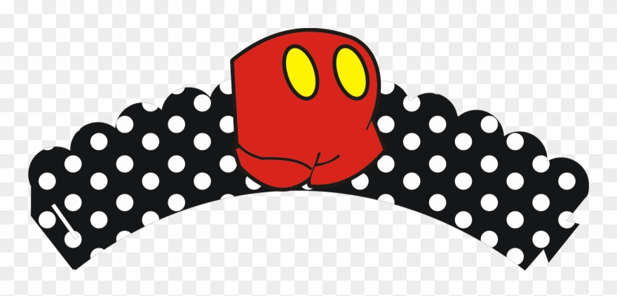 Saia Para Cupcake Do Mickey Clipart