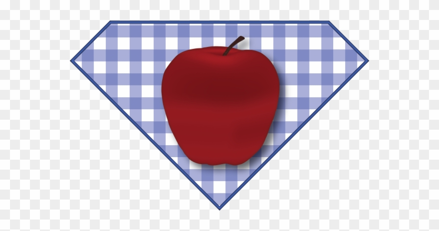 Clipart Apples Plaid - Gingham - Png Download