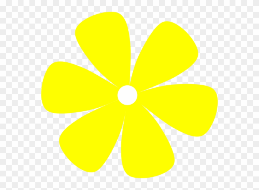 Flowers Clipart - Yellow Flower Clip Art - Png Download