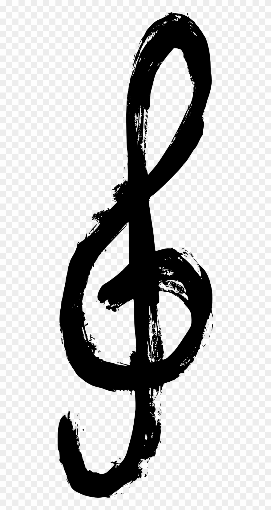 Infinity Symbol Png Transparent - Grunge Music Symbol Png Clipart