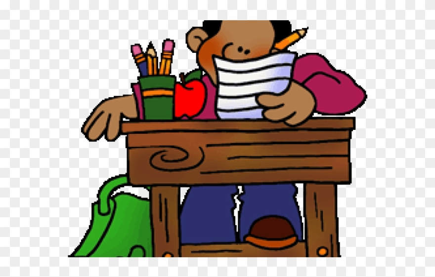 Statement Clipart Proof Read - School Desk Clip Art - Png Download