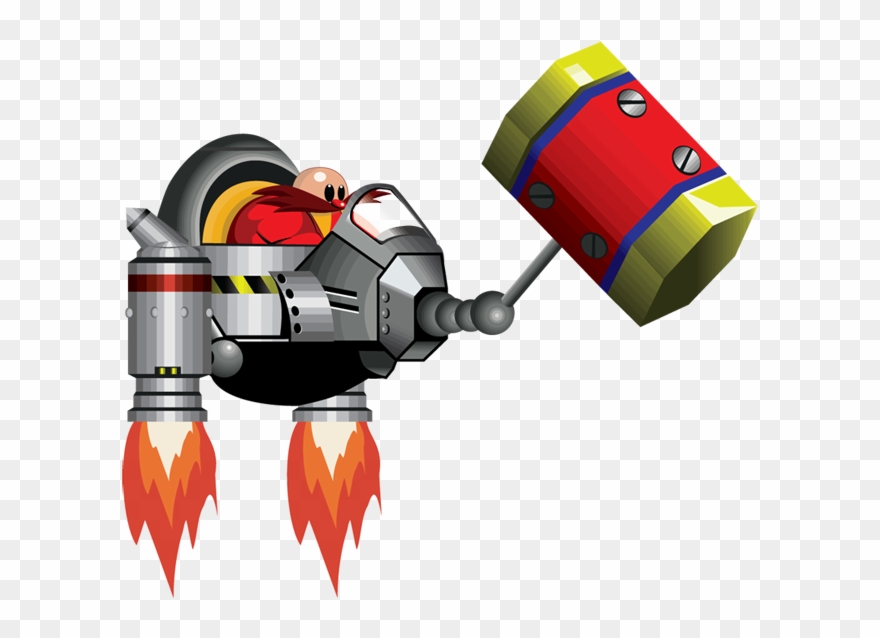 Enlarge Posted Image - Eggman Mobile Sonic 2 Clipart