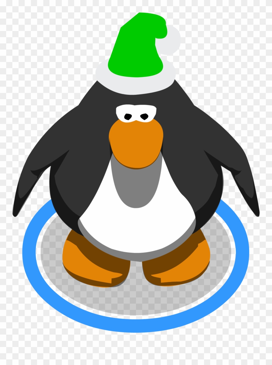 Elf Hat Ingame - Club Penguin Sombrero Png Clipart