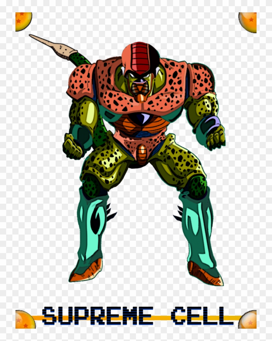 Cell 2nd Form Clipart Superhero Organism - Raça Cell Dragon Ball - Png Download
