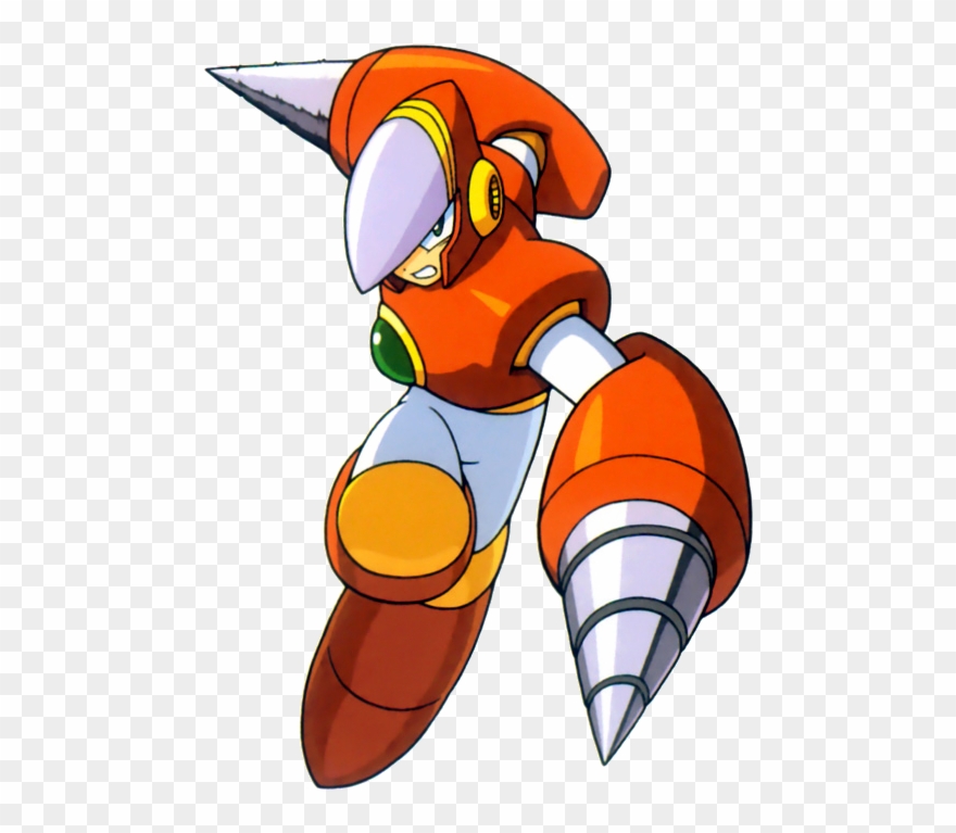 10 Best Mega Man Bosses - Crash Man Mega Man Clipart
