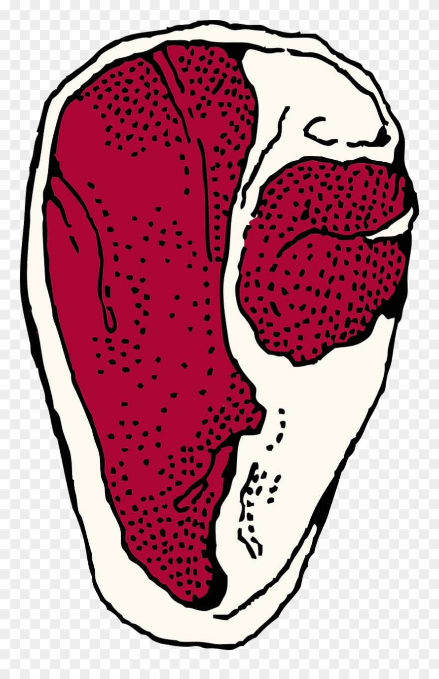 Steak Beef Meat - Prime Rib Clipart - Png Download