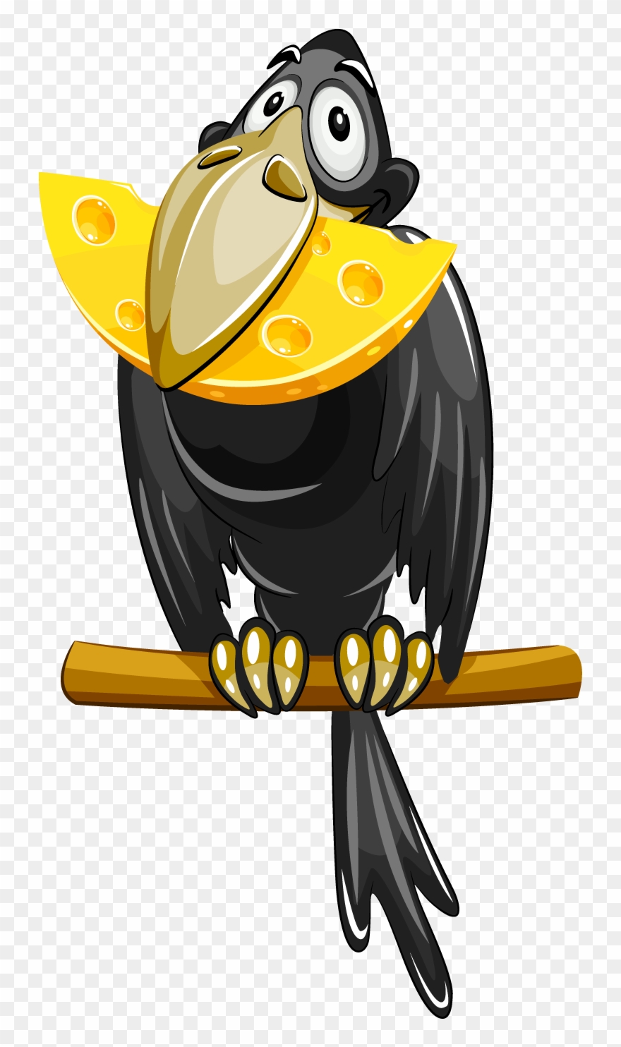 The Surface Pro Bro - Crow With Cheese Clipart