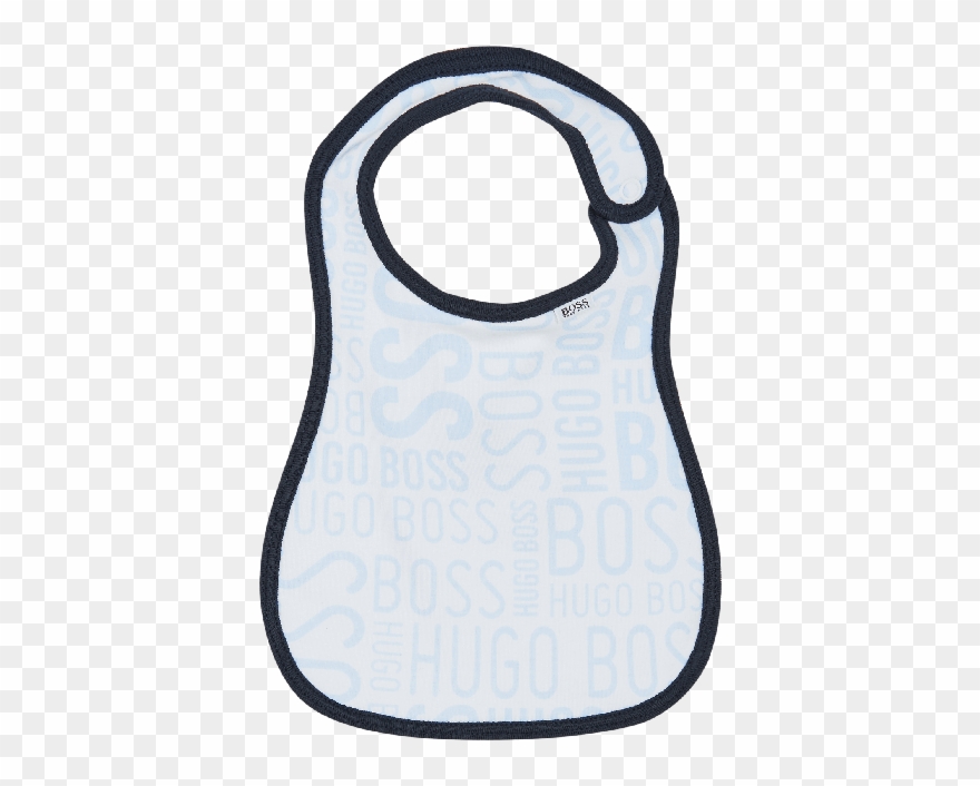 White Motif Bib Clipart