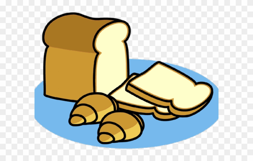 Bread Clipart Gambar - Clip Art Food - Png Download
