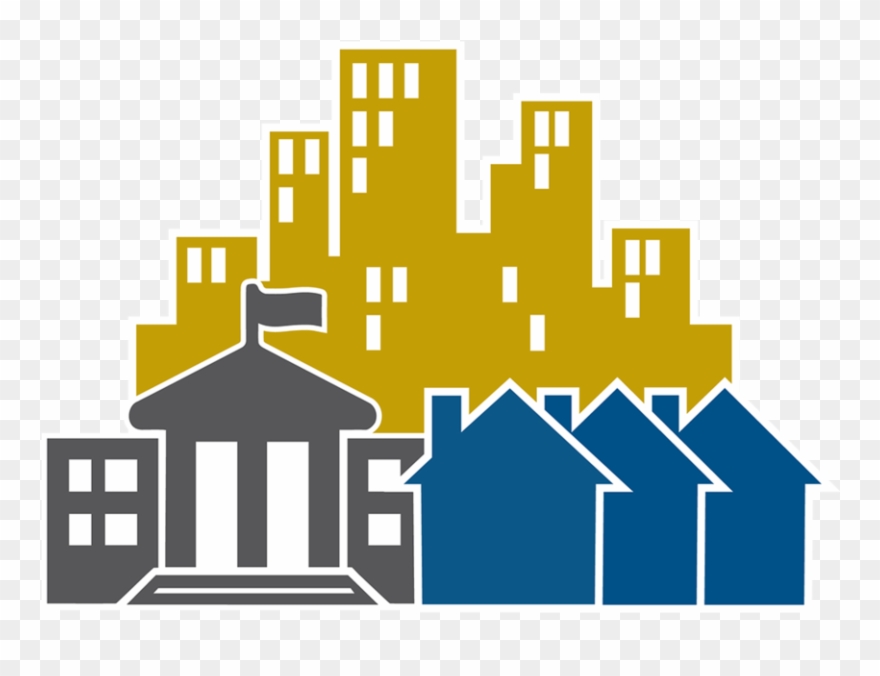 Cpcb Logo With Buildings - City Clipart