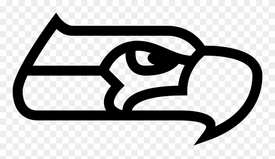 Seattle Seahawks Icon Free Download And Vector Png - Seattle Seahawks Logo Black And White Clipart