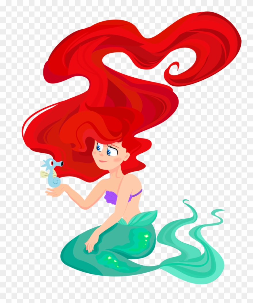 Jpg Transparent Stock And Horsea By Anonymousnekodos - Ariel Fan Art Pngs Clipart