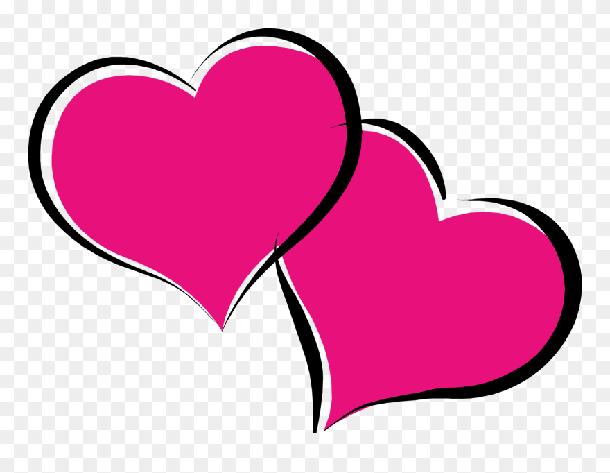 Pink Hearts Png - Love Heart Clipart Transparent Png
