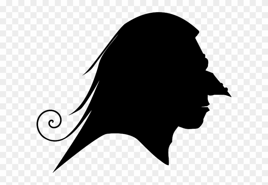 Like I Mentioned Earlier, Sleep Paralysis Is A Parasomnia - Witch Face Silhouette Png Clipart