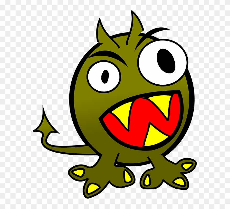 Demon Clipart Evil Monster - Cartoon Images Of Monsters - Png Download