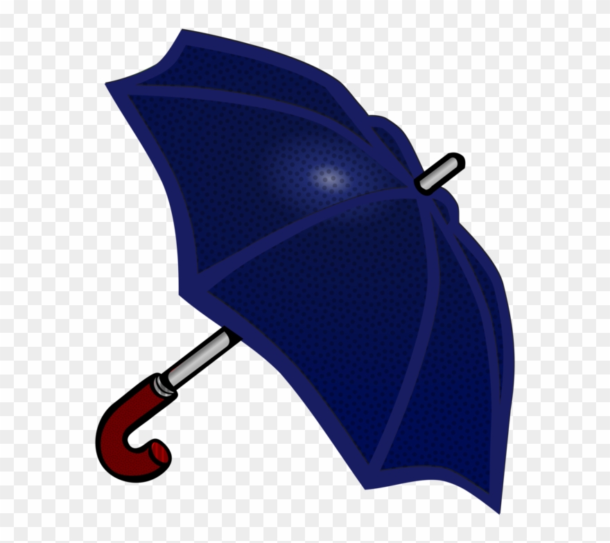 Umbrella Rain Computer Icons Blue Raster Graphics - Clipart Umbrella In Png Transparent Png
