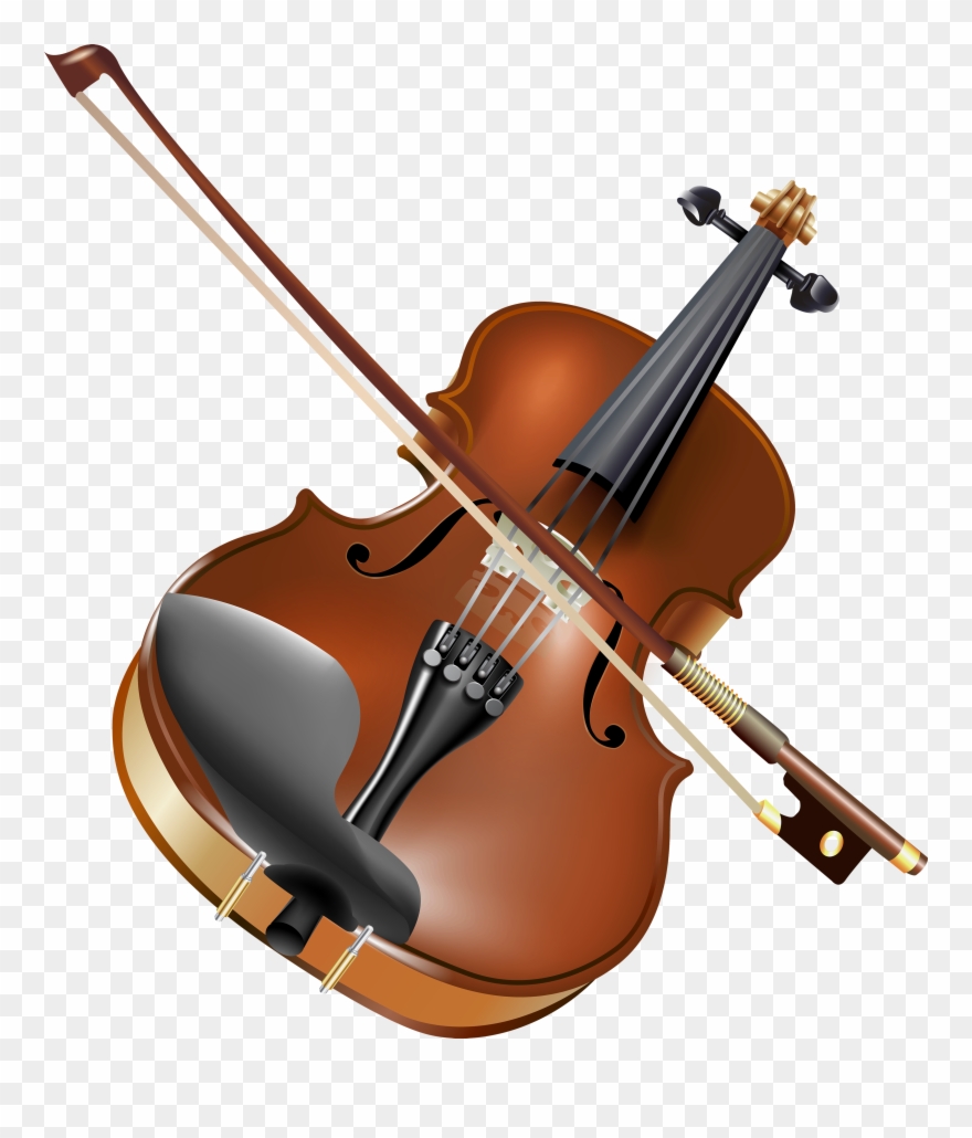 Violin And Bow Png - Violin Png Clipart