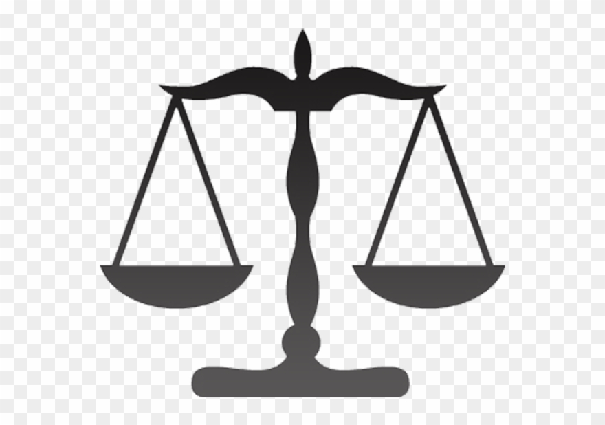 Lawyer Black And White Library Department - Justice Of The Peace Symbol Clipart
