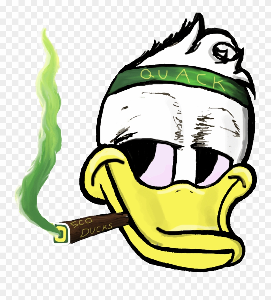 Two Of My Best Friends Go To The University Of Oregon - Illustration Clipart