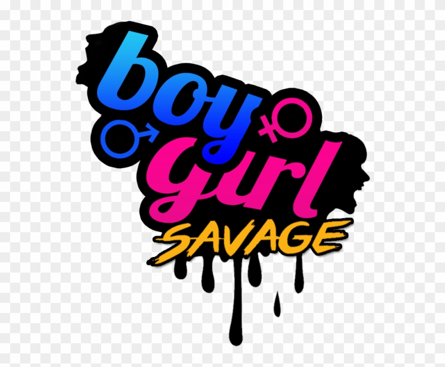 The Boy Girl Savage Podcast Episode - Graphic Design Clipart