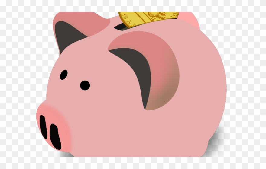 Pig Clipart Savings - Piggy Bank Clip Art - Png Download