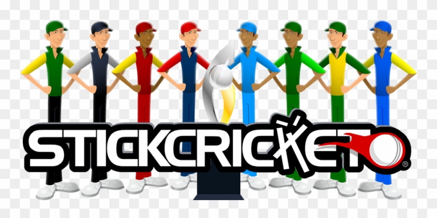 Cricket Clipart Cricket Team - Stick Cricket Logo Png Transparent Png