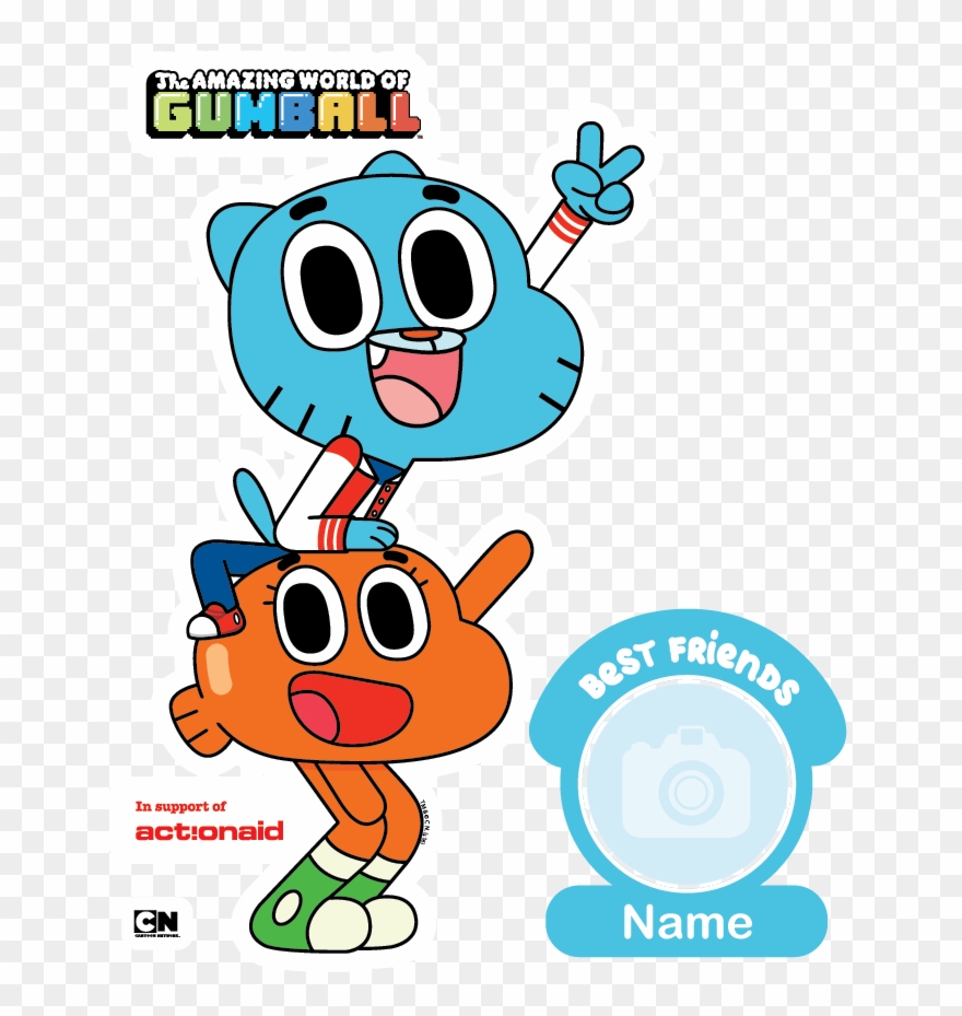 Gumball T-shirt - Best Friends - Amazing World Of Gumball #8 Clipart