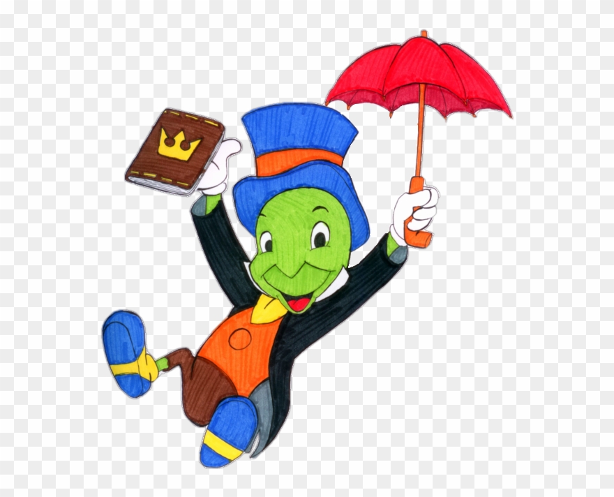 Cricket Clipart Jimminy - Clipart Transparent Background Jiminy Cricket - Png Download