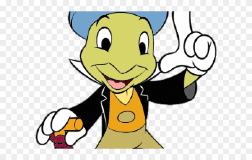 Jiminy Cricket Clipart Transparent - Jiminy Cricket Pinocchio Head - Png Download