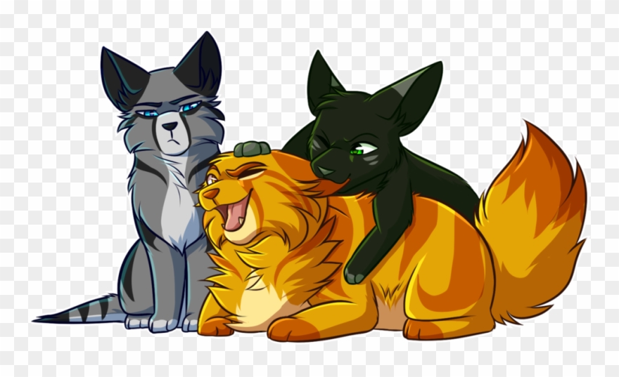Jayfeather Looks Tired Of Hollyleaf's And Lionblaze's - Art Clipart