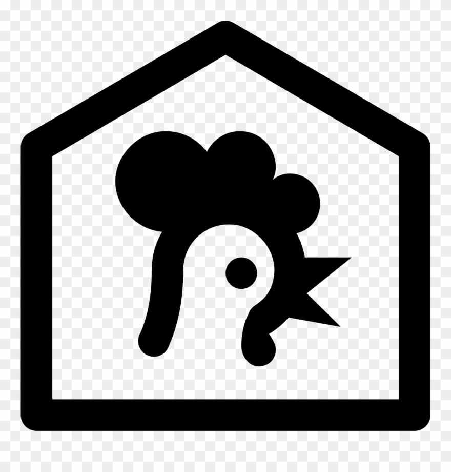 Farm House Icon - Henhouse Icon Clipart