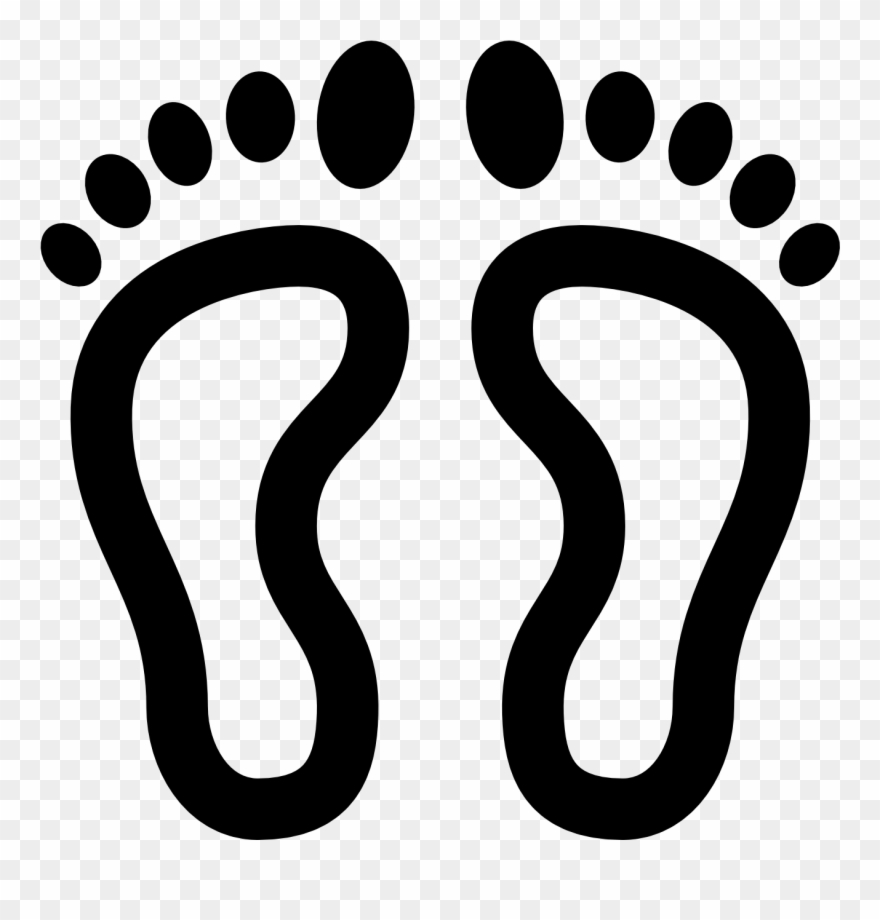 Human Footprint Png Www Imgkid Com The Image Kid Has - Size Shoes At Home Clipart