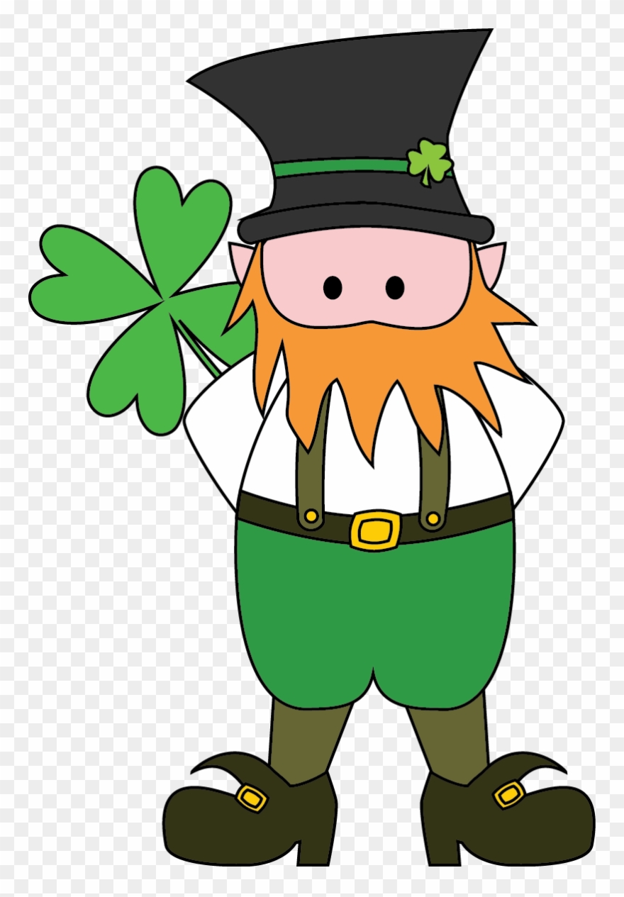 7 Best Photos Of St Clipart - Leprechaun Face Cut Out - Png Download