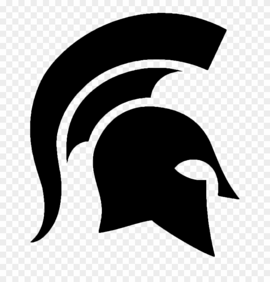 Cilpart Sensational Design Top Free Helmet Clip - Michigan State Spartans - Png Download